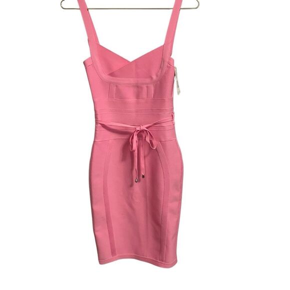 Bella Barnett Pink Bandage Bodycon Dress Sleeveless Size Small NWT - Picture 2 of 9